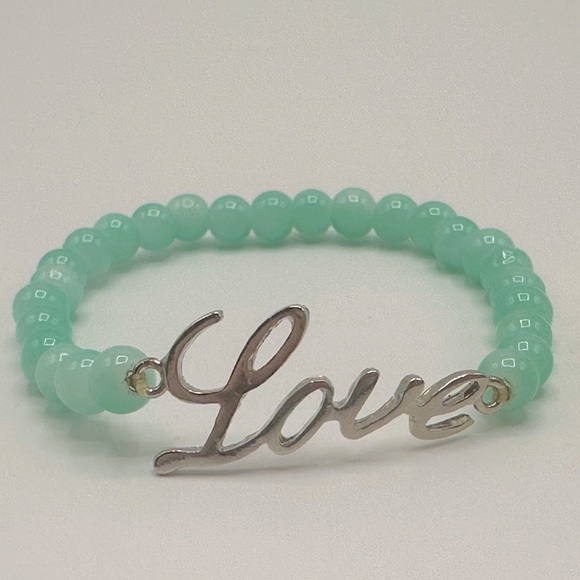 Love Stretch Bracelet Set Faux Pearl & Beads‎ - Picture 5 of 5